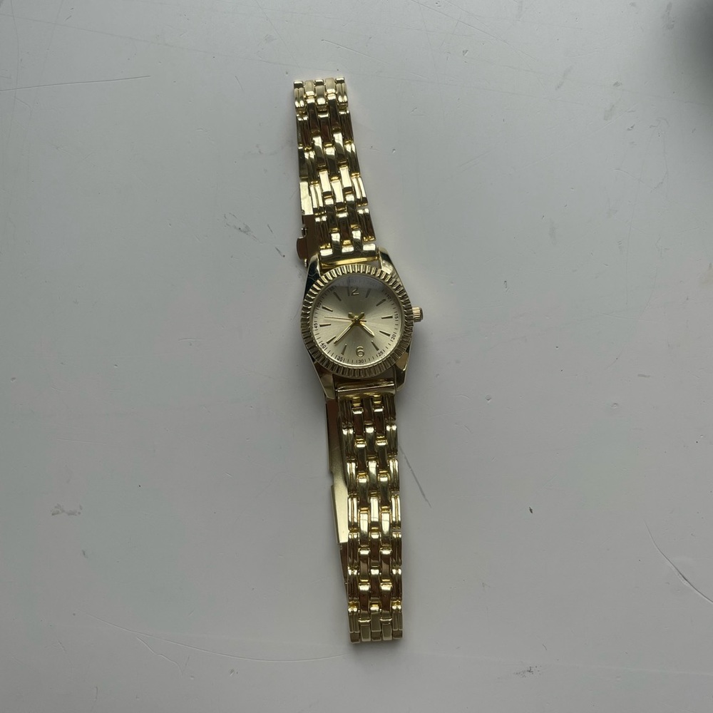 Gold dainty watch